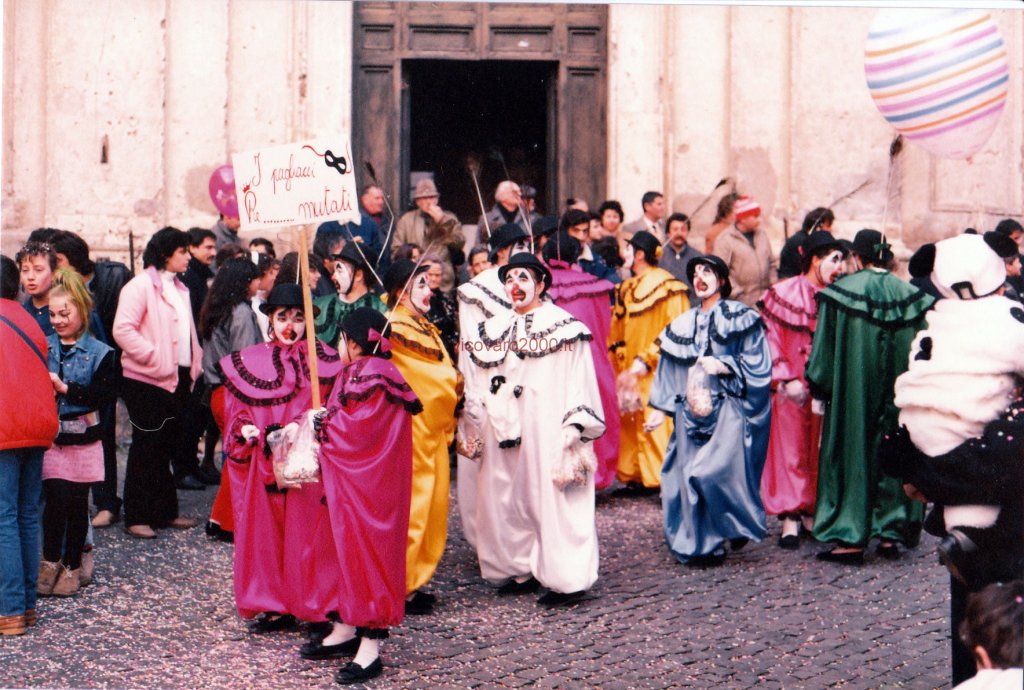 Vicovaro - Carnevale 1986 - gruppi