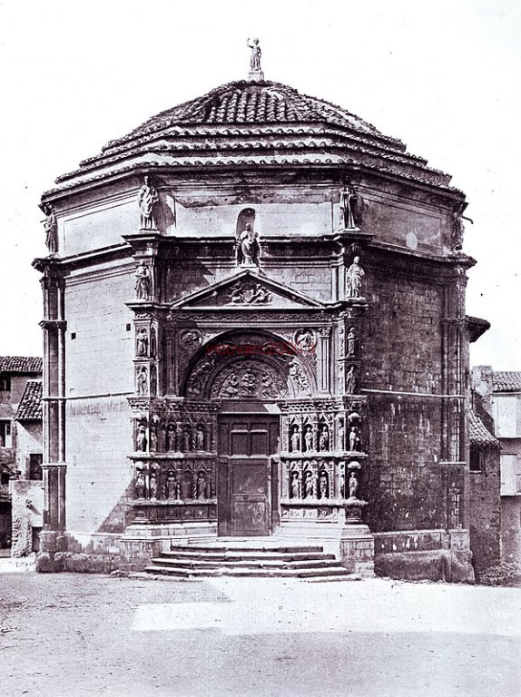 Tempietto di San Giacomo nel 1906 - Foto Arduino Colasanti