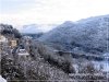 Panorama di San Cosimato da Vicovaro con la neve