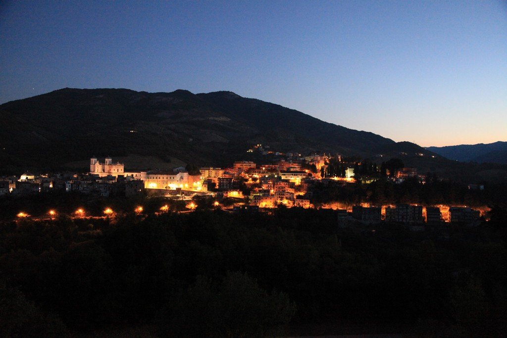 Panorama Vicovaro di Notte - foto De Simone D.