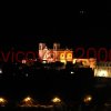 Vicovaro  di notte - Particolare del Palazzo Bolognetti - Foto De Simone D.