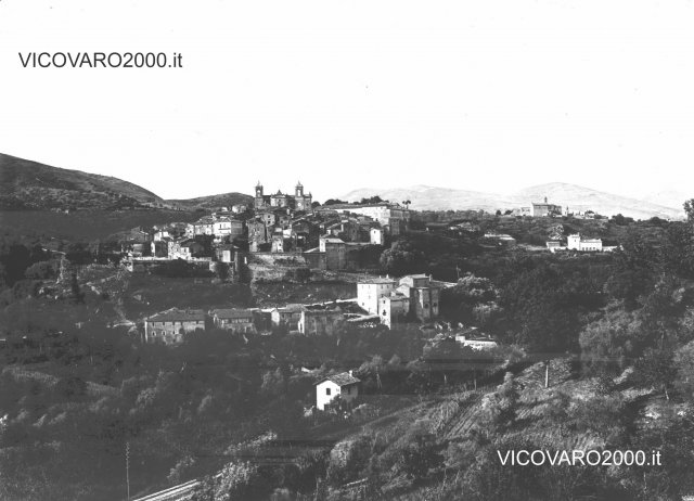 Vicovaro - Panorama - foto scattata nel 1902